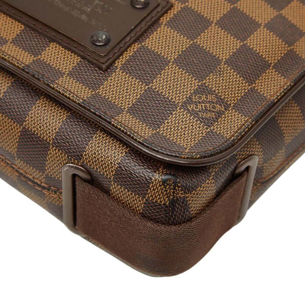 LOUIS VUITTON Brown Damier Leather Shoulder Bag - Picture 5 of 15